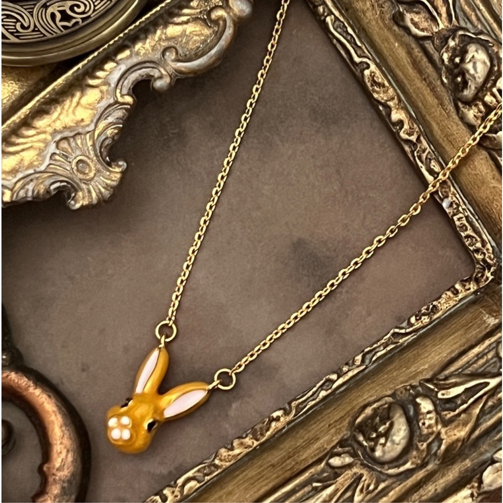 KATE SPADE • Desert Muse Bunny Rabbit Necklace - Picture 5 of 5